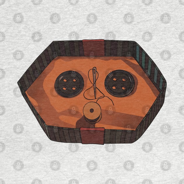 Button Eye Box (Coraline) by daniasdesigns
